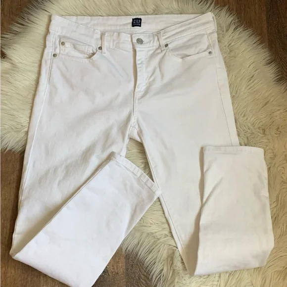 GAP Girlfriend Jeans White - Picture 4 of 13
